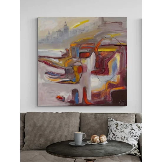 Mekansal Denge Yağlı Boya Tablosu