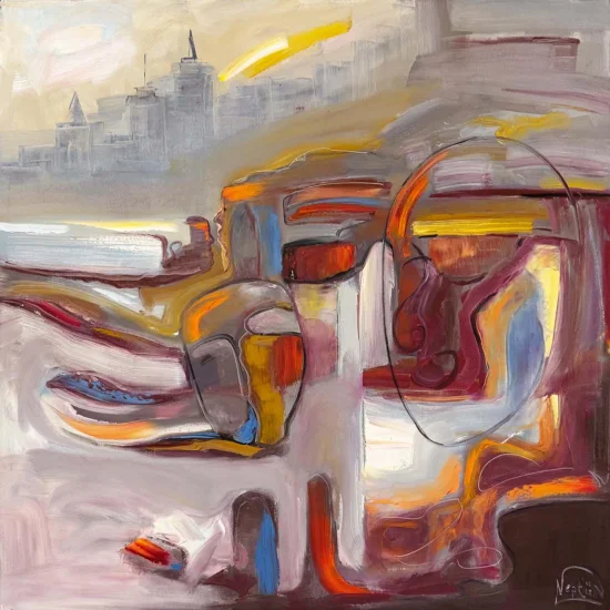 Mekansal Denge Yağlı Boya Tablosu