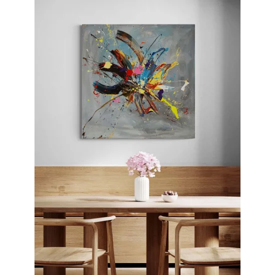 Soyut Alan Yağlı Boya Tablosu