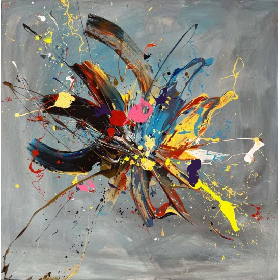 Soyut Alan Yağlı Boya Tablosu