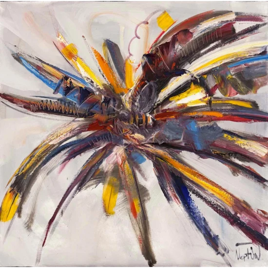 Işığın Dağılışı Yağlı Boya Tablosu