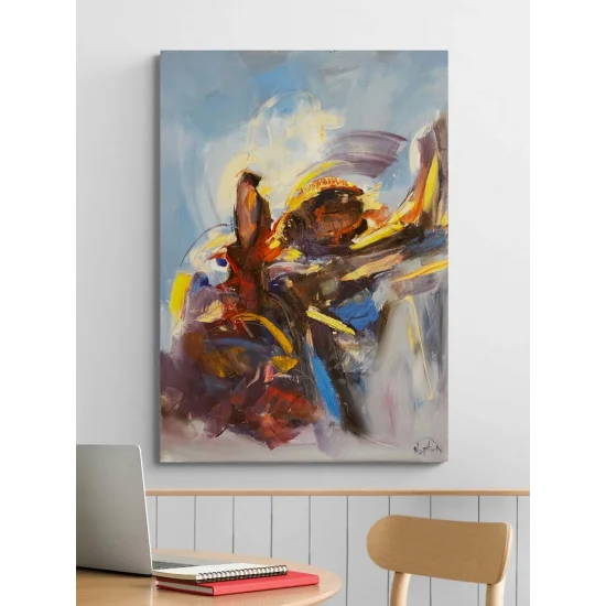 Renklerin Hafızası Yağlı Boya Tablosu