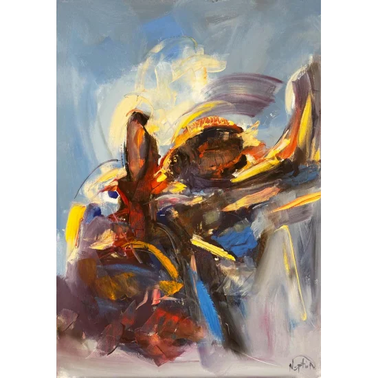 Renklerin Hafızası Yağlı Boya Tablosu