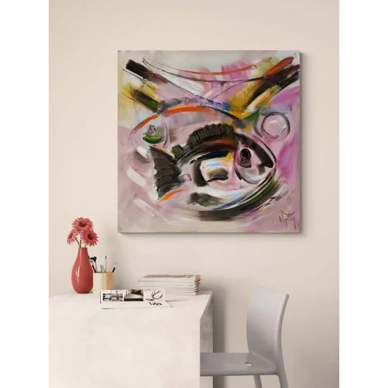 Dinamik Alan Yağlı Boya Tablosu