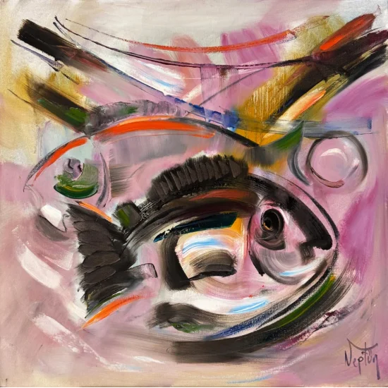 Dinamik Alan Yağlı Boya Tablosu