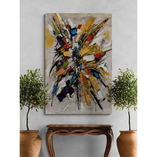 Bir Anın Parçaları Yağlı Boya Tablosu