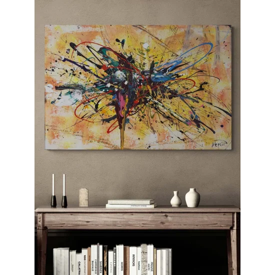 İçsel Renk Akışı Yağlı Boya Tablosu