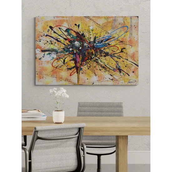 İçsel Renk Akışı Yağlı Boya Tablosu