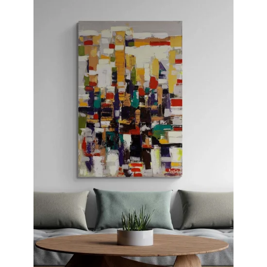 Denge Arayışı Yağlı Boya Tablosu