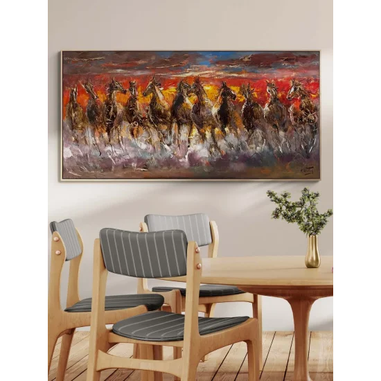 Those Running Toward Freedom Oil Painting