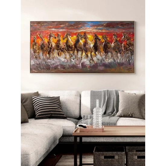 Those Running Toward Freedom Oil Painting