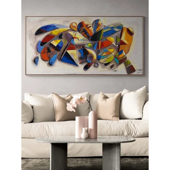 Sessiz Diyalog Yağlı Boya Tablosu