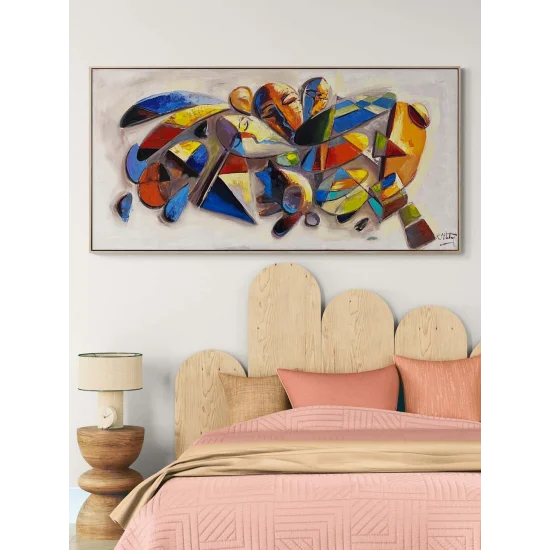 Sessiz Diyalog Yağlı Boya Tablosu