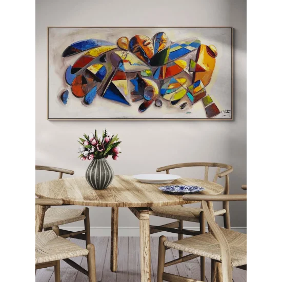 Sessiz Diyalog Yağlı Boya Tablosu