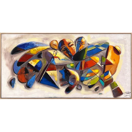 Sessiz Diyalog Yağlı Boya Tablosu