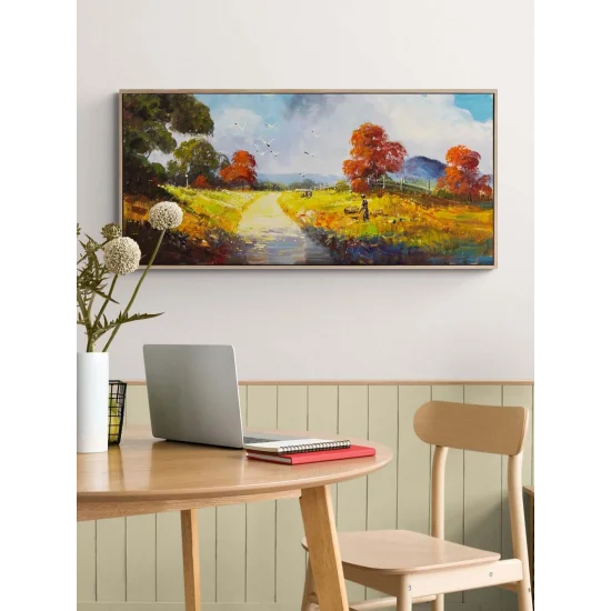 Sessiz Kır Yağlı Boya Tablosu