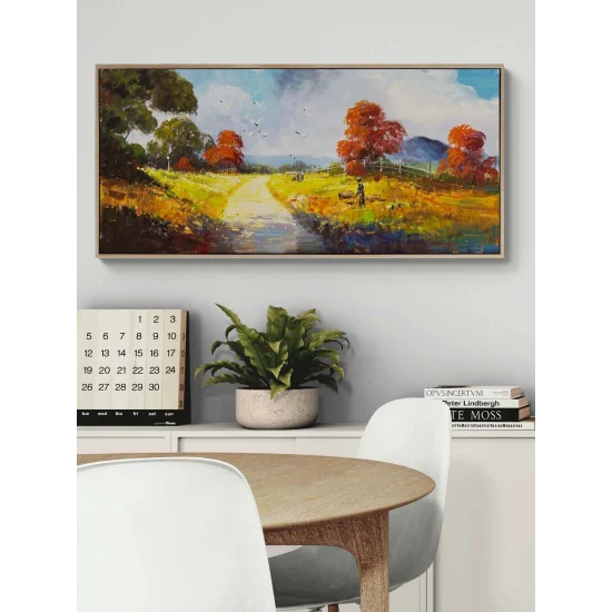 Sessiz Kır Yağlı Boya Tablosu