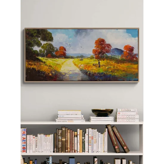 Sessiz Kır Yağlı Boya Tablosu