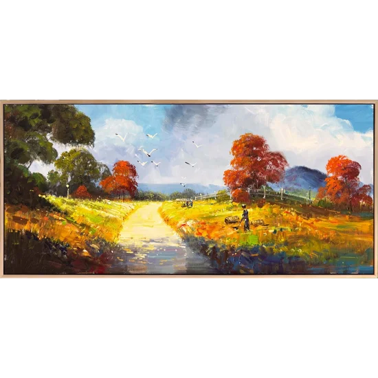 Sessiz Kır Yağlı Boya Tablosu