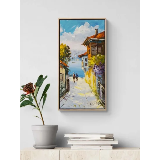 Boğazda Bahar Yağlı Boya Tablosu