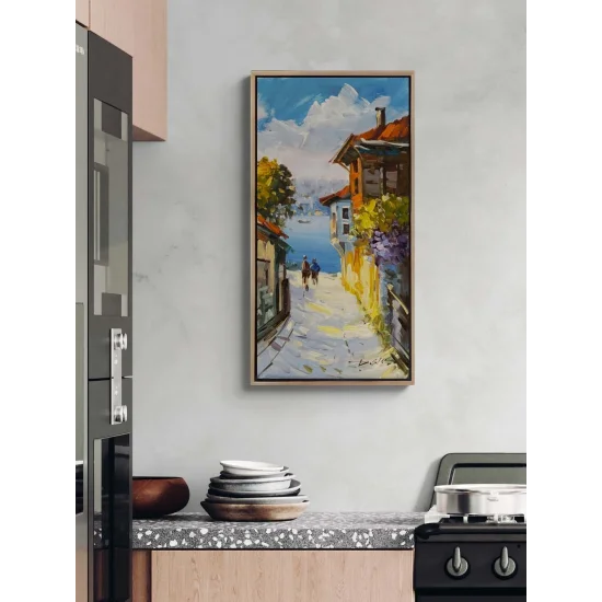 Boğazda Bahar Yağlı Boya Tablosu