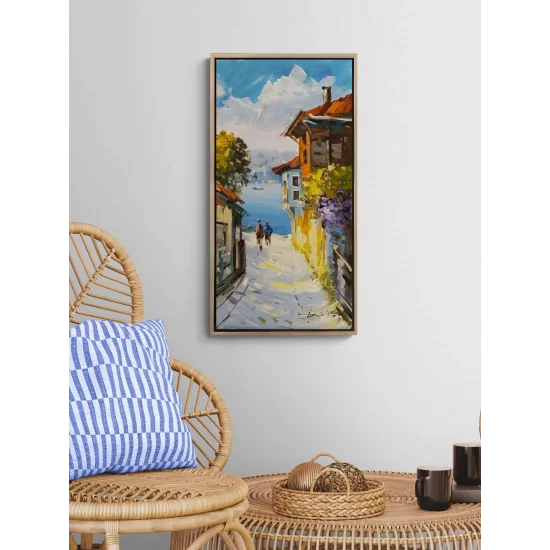 Boğazda Bahar Yağlı Boya Tablosu