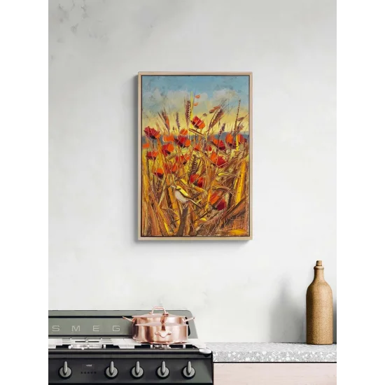 Kırda Buluşma Yağlı Boya Tablosu