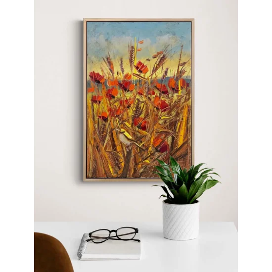 Kırda Buluşma Yağlı Boya Tablosu