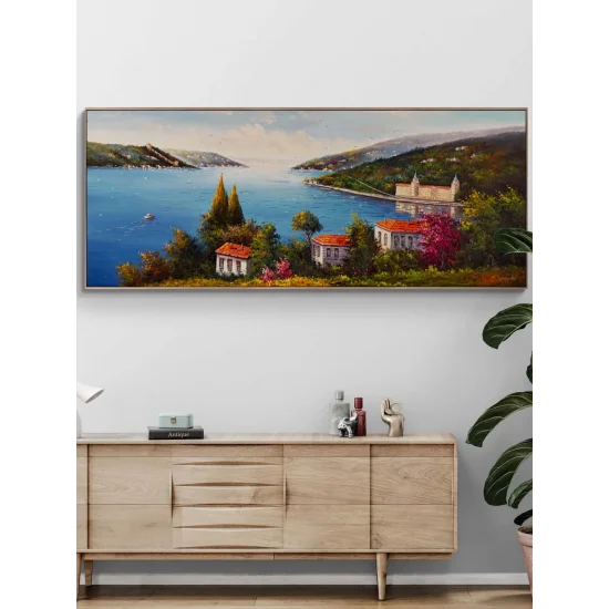 Zamansız Boğaz Yağlı Boya Tablosu