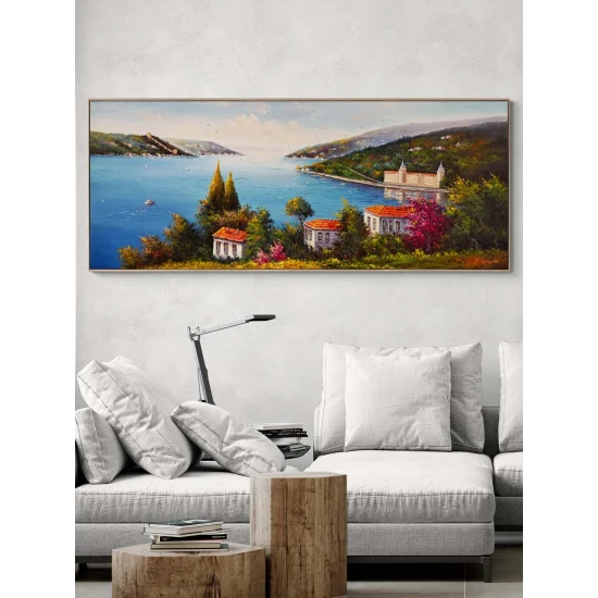 Zamansız Boğaz Yağlı Boya Tablosu