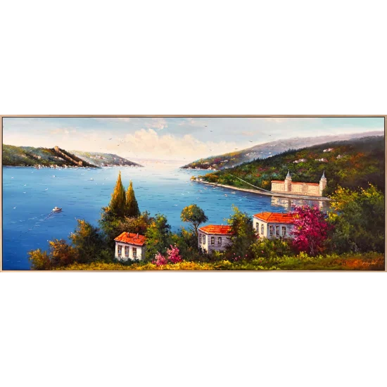 Zamansız Boğaz Yağlı Boya Tablosu