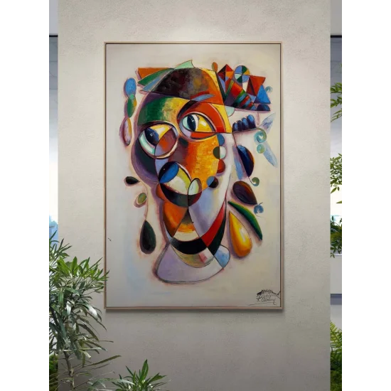 Ritmin Yüzü Yağlı Boya Tablosu