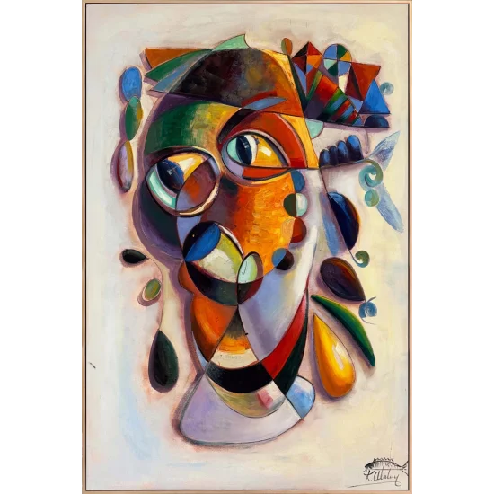 Ritmin Yüzü Yağlı Boya Tablosu