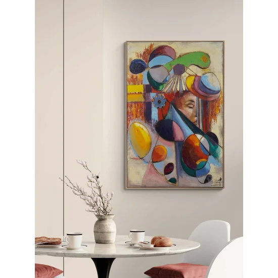 Renklerle Yüzleşme Yağlı Boya Tablosu