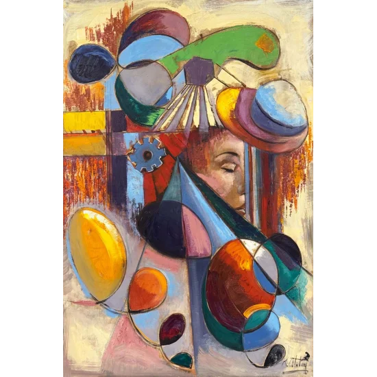 Renklerle Yüzleşme Yağlı Boya Tablosu