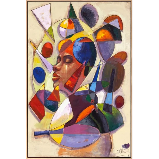 Ruhun Portresi Yağlı Boya Tablosu