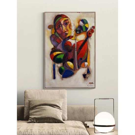 Renklerin Ezgisi Yağlı Boya Tablosu