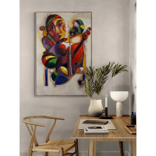 Renklerin Ezgisi Yağlı Boya Tablosu