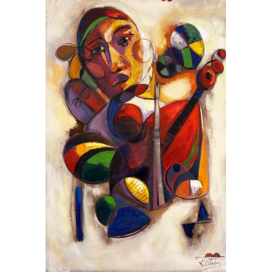 Renklerin Ezgisi Yağlı Boya Tablosu