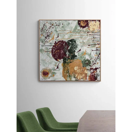 Kaotik Ahenk Yağlı Boya Tablosu