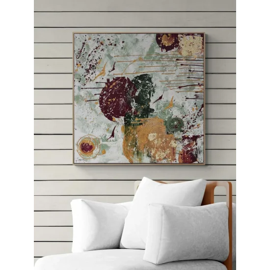 Kaotik Ahenk Yağlı Boya Tablosu