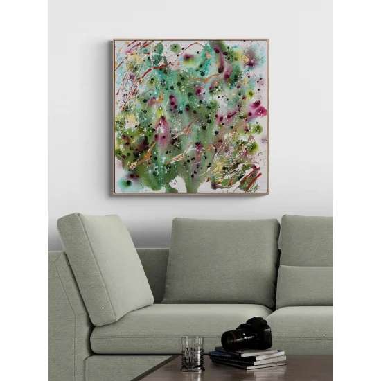 Kanatların Ritmi Yağlı Boya Tablosu