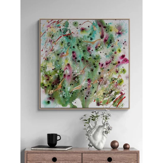 Kanatların Ritmi Yağlı Boya Tablosu