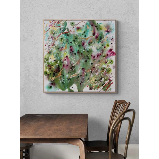 Kanatların Ritmi Yağlı Boya Tablosu