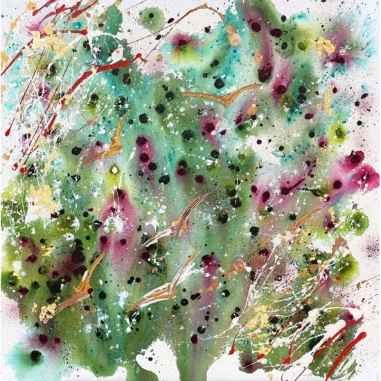 Kanatların Ritmi Yağlı Boya Tablosu