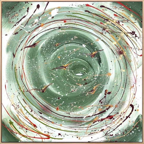 Kanat Çemberi Yağlı Boya Tablosu