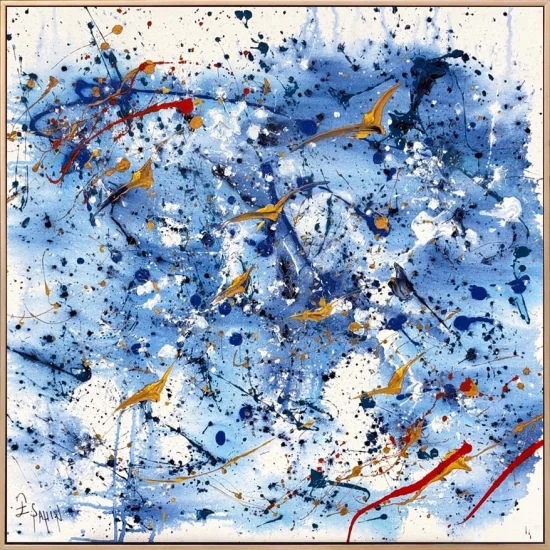 Göğe Dönüş Yağlı Boya Tablosu