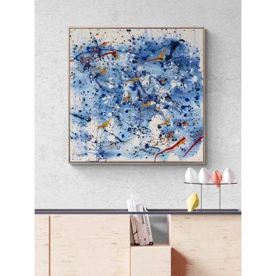 Göğe Dönüş Yağlı Boya Tablosu