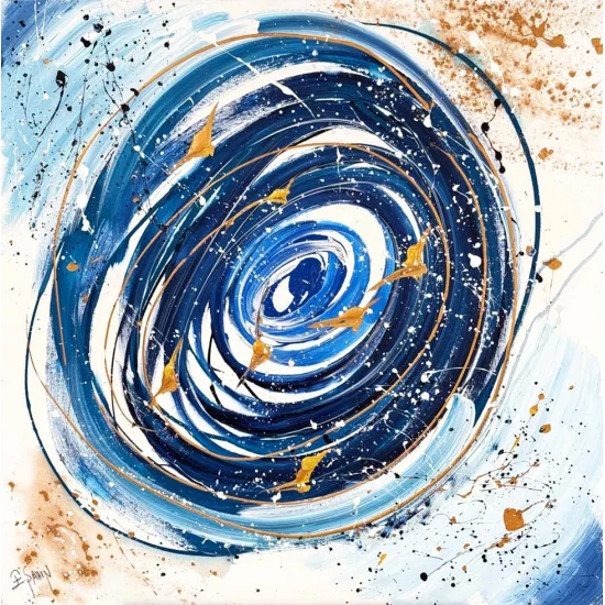 Kanatların Dansı Yağlı Boya Tablosu