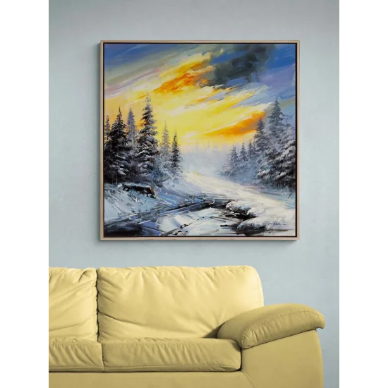 Donmuş Işık Yağlı Boya Tablosu